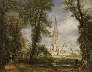 John Constable, Salisbury Cathedral from the Bishop's Grounds (mk09)